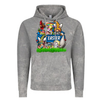 Cloud Rock Easter truck Vintage Hoodie - CowhideDigitalArt