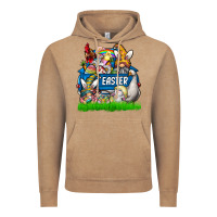 Vintage Coffee Easter truck Vintage Hoodie - CowhideDigitalArt