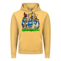Vintage Mustard Easter truck Vintage Hoodie - CowhideDigitalArt