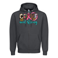 Smoke brave and strong Zipper Hoodie - JahusDesignShop