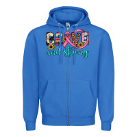 True Royal brave and strong Zipper Hoodie - JahusDesignShop