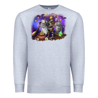 Heather Grey Cow Halloween Premium Sweatshirt - RanaPortraitStore