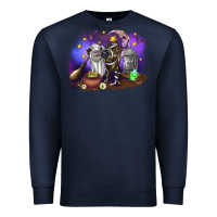 Navy Cow Halloween Premium Sweatshirt - RanaPortraitStore