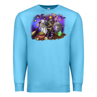 Ocean Blue Cow Halloween Premium Sweatshirt - RanaPortraitStore