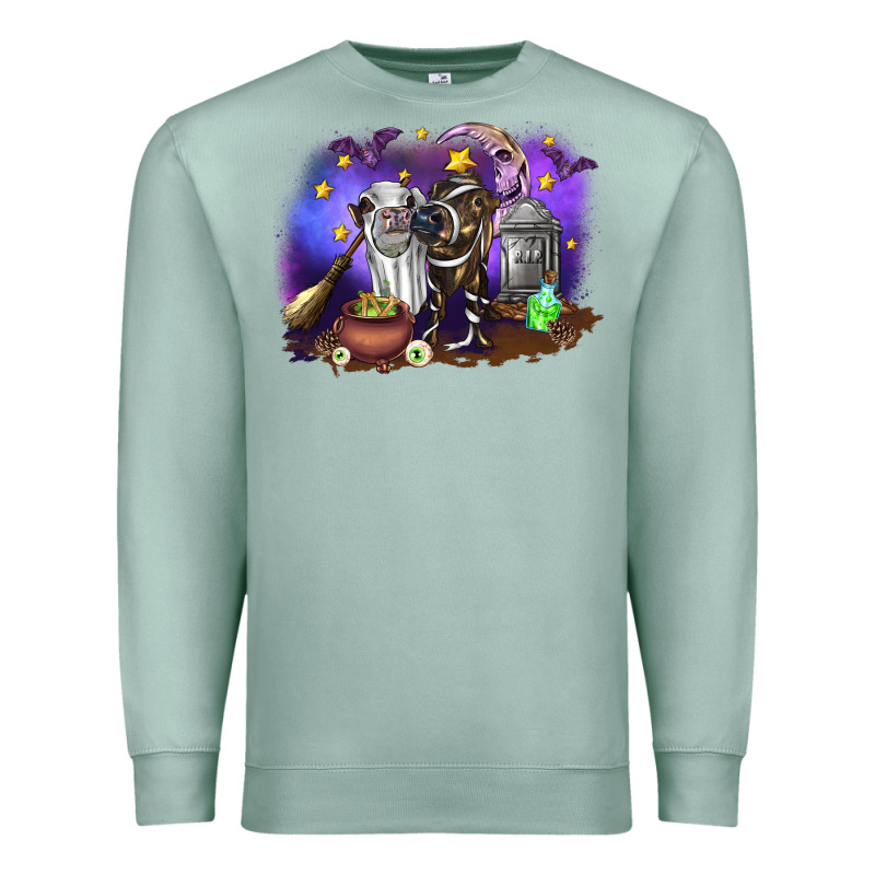 Cow Halloween Premium Sweatshirt by RanaPortraitStore | Teevron