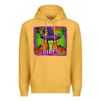 Mustard bad witch vibes Premium Hoodie - Jasminsmagicworld
