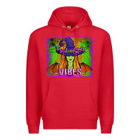 Red bad witch vibes Premium Hoodie - Jasminsmagicworld