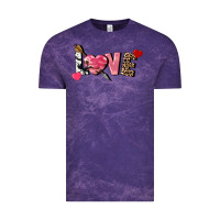 Cloud Purple love valentine's day Vintage Tee - FaDigitalArtStudio