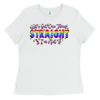 White Let's get one thing straight i'm not Ladies Tee - FaDigitalArtStudio