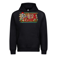 Black Christmas Western Papa Claus Urban Hoodie - RanaPortraitStore