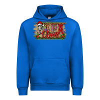 Cobalt Christmas Western Papa Claus Urban Hoodie - RanaPortraitStore