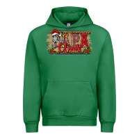 Emerald Christmas Western Papa Claus Urban Hoodie - RanaPortraitStore