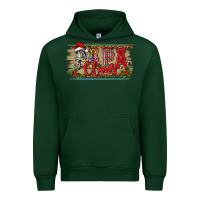 Forest Green Christmas Western Papa Claus Urban Hoodie - RanaPortraitStore