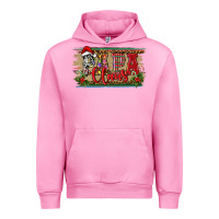 Fuchsia Pink Christmas Western Papa Claus Urban Hoodie - RanaPortraitStore