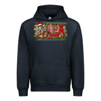 Navy Christmas Western Papa Claus Urban Hoodie - RanaPortraitStore