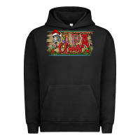 Pigment Black Christmas Western Papa Claus Urban Hoodie - RanaPortraitStore