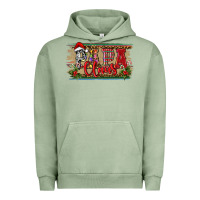 Pigment Oil Green Christmas Western Papa Claus Urban Hoodie - RanaPortraitStore