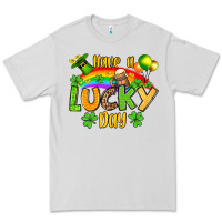 Dove Grey St. Patrick's Have a lucky day Premium Tee - OliviaCreatesArt