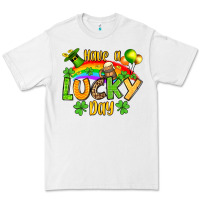 White St. Patrick's Have a lucky day Premium Tee - OliviaCreatesArt