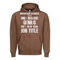 Chestnut gift for genius mechanical engineer Zipper Hoodie - DesigneFamous