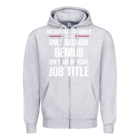 Heather Grey gift for genius mechanical engineer Zipper Hoodie - DesigneFamous