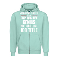 Seafoam gift for genius mechanical engineer Zipper Hoodie - DesigneFamous