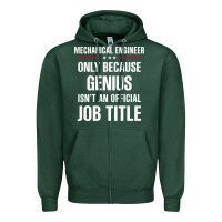 Sports Green gift for genius mechanical engineer Zipper Hoodie - DesigneFamous