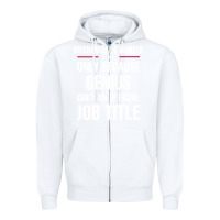 White gift for genius mechanical engineer Zipper Hoodie - DesigneFamous