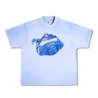 Grape Ice Chin Guard Fa Element 1 Urban Heavy Tee - FaDigitalArtStudio