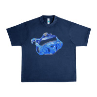 Navy Chin Guard Fa Element 1 Urban Heavy Tee - FaDigitalArtStudio