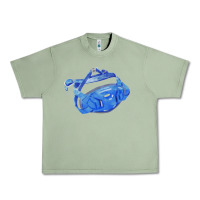Oil Green Chin Guard Fa Element 1 Urban Heavy Tee - FaDigitalArtStudio