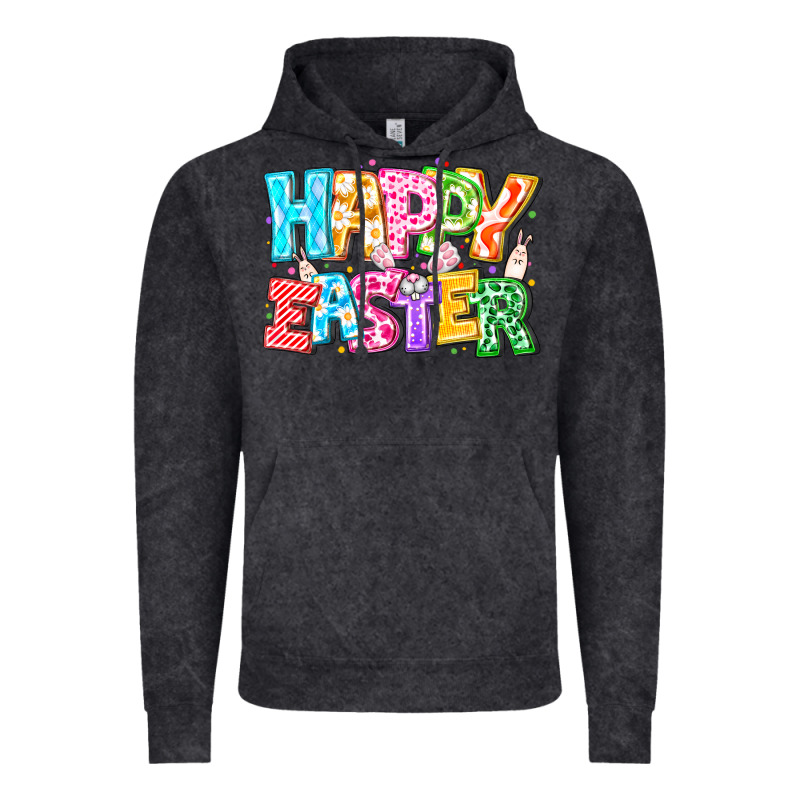 Happy Easter Vintage Hoodie by CowhideDigitalArt | Teevron