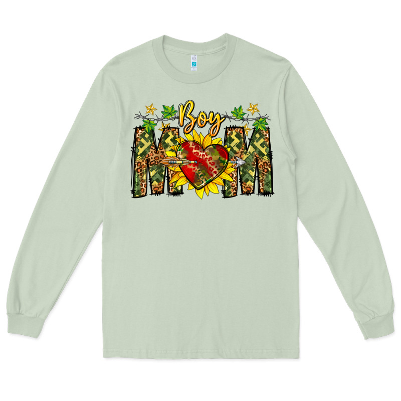 Boy Mom Long Sleeve Tee by CowhideDigitalArt | Teevron