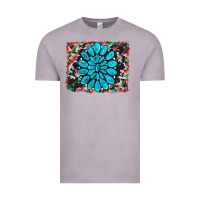 Vintage Zinc cowhide and serape gemstone background Vintage Tee - RanaPortraitStore