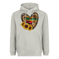 Moon Dust Sunflower Fall Heart Heavyweight Hoodie - RanaPortraitStore