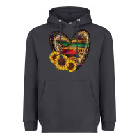 Smoke Sunflower Fall Heart Heavyweight Hoodie - RanaPortraitStore