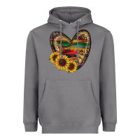 Storm Sunflower Fall Heart Heavyweight Hoodie - RanaPortraitStore