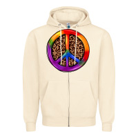 Sandshell peace sign pride Zipper Hoodie - JahusDesignShop