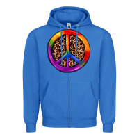 True Royal peace sign pride Zipper Hoodie - JahusDesignShop