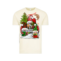 Vintage Arctic christmas gnome truck Vintage Tee - BundleAndBundleShop