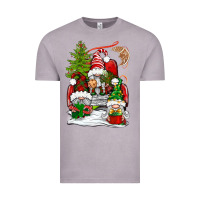 Vintage Zinc christmas gnome truck Vintage Tee - BundleAndBundleShop