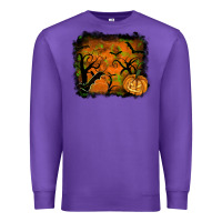 Purple Halloween Background Premium Sweatshirt - RanaPortraitStore