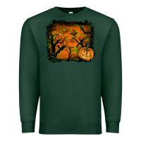 Sports Green Halloween Background Premium Sweatshirt - RanaPortraitStore