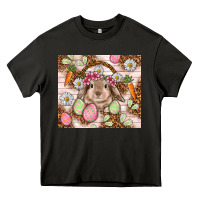 Asphalt Easter Bunny tumbler Easter Day Heavy Core Tee - HowdyJamesFarm