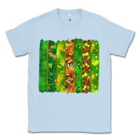 Dusty Blue St. Patrick's Day brushstrokes Classic Tee - HowdyJamesFarm