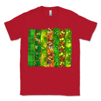 Red St. Patrick's Day brushstrokes Classic Tee - HowdyJamesFarm