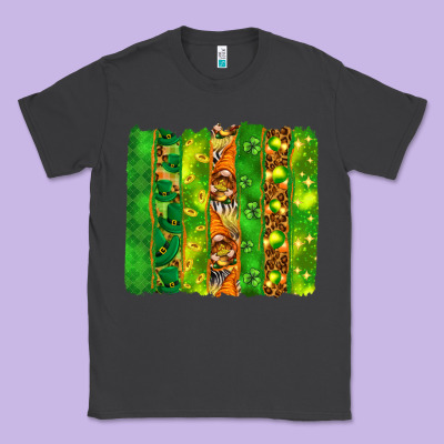 St. Patrick's Day Brushstrokes Classic Tee Designed By Howdyjamesfarm