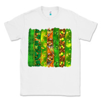 White St. Patrick's Day brushstrokes Classic Tee - HowdyJamesFarm