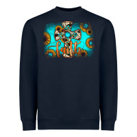 Navy faith cross Heavyweight Sweatshirt - JahusDesignShop