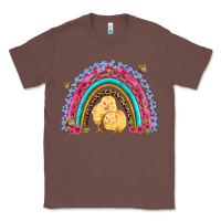 Chestnut easter flowers and butterfly with chicks rainbow Classic Tee - Artiststas